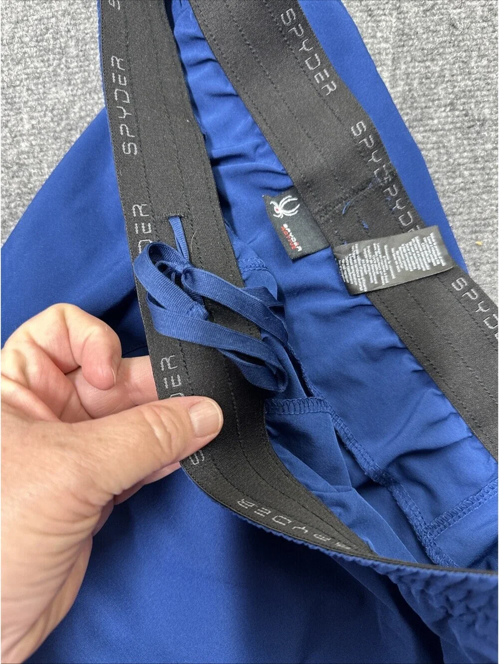 Spyder Shorts Mens XL Active Athletic Gym Training Zipper Pockets Prow B